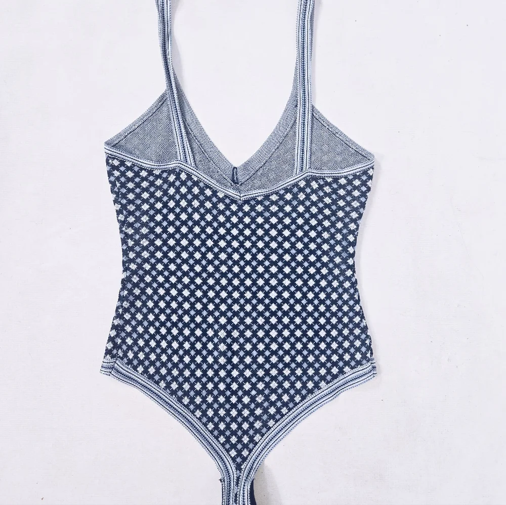 Free People Printed Bodysuit